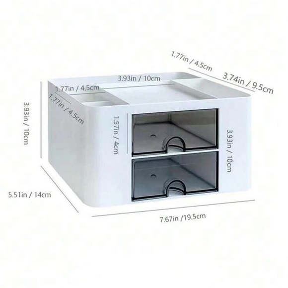 Two Tone Stationery Storage Box - Picture 4 of 4